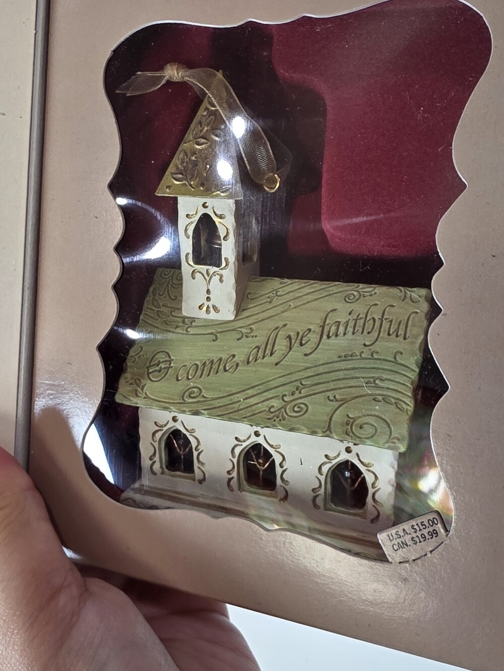 🎄 Hallmark Ornament 2006 O Come All Ye Faithful Church Yuletide Harmony